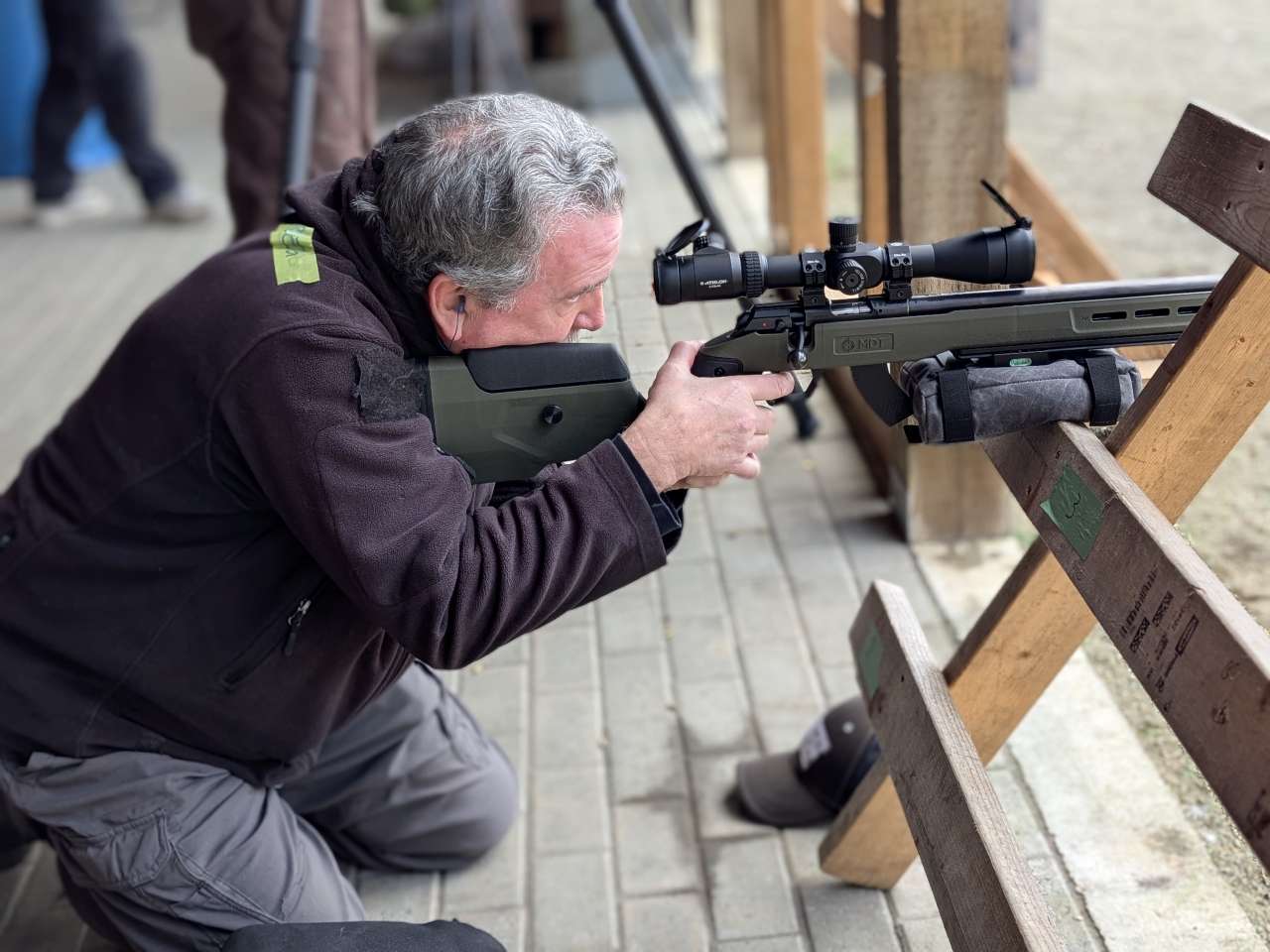 Precision rimfire shooter on Vancouver Island