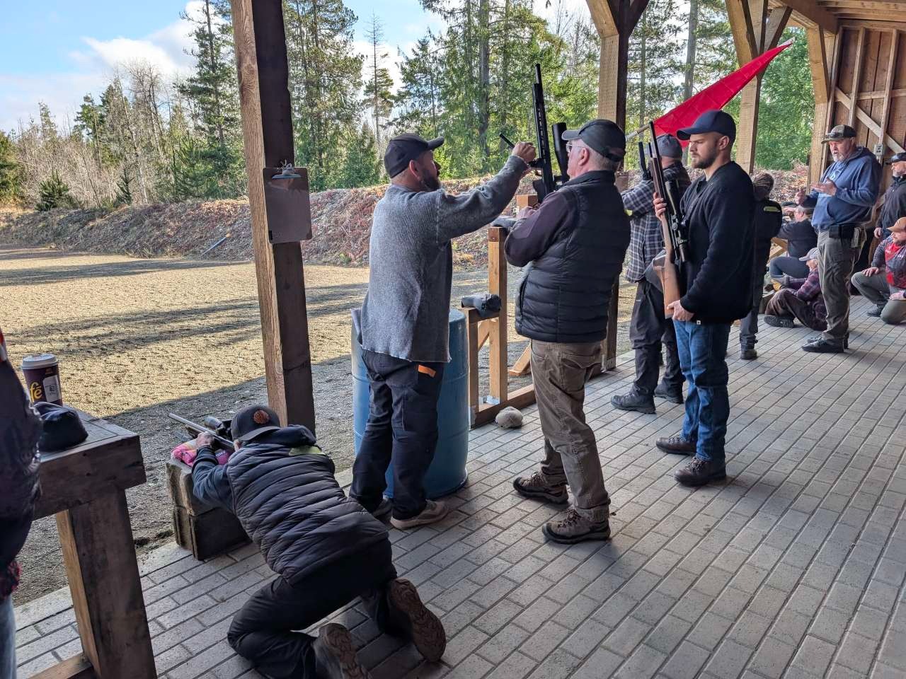 Rimfire rifle competition on Vancouver Island